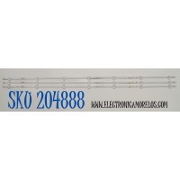 KIT DE LEDS ORIGINAL PARA TV VIZIO 3 PIEZAS / NUMERO DE PARTE 303IN500006D / INN50D07-ZC46AG-17D / B351D0000 / 59UAB0LB / PANEL V500DJ7-E03 REV.CE / V500DJ7-203 / MODELO V4K50M-0809 / V4K50M-0809 LIAIS7KA