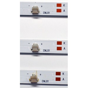 KIT DE LEDS ORIGINAL PARA TV VIZIO 3 PIEZAS / NUMERO DE PARTE 303IN500006D / INN50D07-ZC46AG-17D / B351D0000 / 59UAB0LB / PANEL V500DJ7-E03 REV.CE / V500DJ7-203 / MODELO V4K50M-0809 / V4K50M-0809 LIAIS7KA