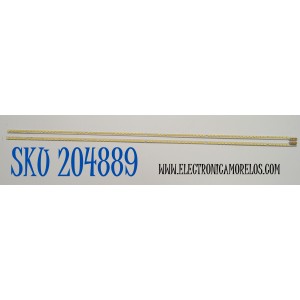 KIT DE LEDS ORIGINAL PARA TV LG 2 PIEZAS / NUMERO DE PARTE 55" V6 EDGE FHD / 55" V6 EDGE FHD REV1.0 1 L-TYPE / 55" V6 EDGE FHD REV1.0 1 R-TYPE / PANEL LC550EUF (SD)(A1) / MODELO 55LV355B-UA / 55LV355B-UA.AUSYLJR