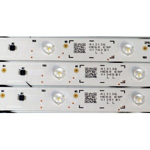 KIT DE LEDS ORIGINAL PARA TV HISENSE 24 PIEZAS / NUMERO DE PARTE LB650A2.0 / HD650H3U51-TZLZ / 2024050901 / LB650A2.0 / RSAG7.820.51169/ROH VER.A / 413136 / HE65 E9P / PANEL HD650H3U51-T0LZ / DISPLAY T650QVN07.H / MODELO 65U75N