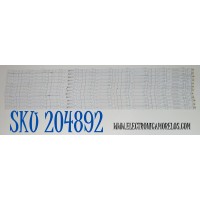 KIT DE LEDS ORIGINAL PARA TV HISENSE 12 PIEZAS / NUMERO DE PARTE LB8500N.0 / HD850H1U51-TAL / 2023072801 / LB8500N.0 / 1314914 / 7MU1 / 7UL2 / PANEL HD850HIU52-T0LF\ROH / DISPLAY T850QVN03.7 / MODELO 85QD75N