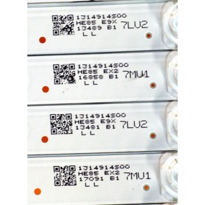 KIT DE LEDS ORIGINAL PARA TV HISENSE 12 PIEZAS / NUMERO DE PARTE LB8500N.0 / HD850H1U51-TAL / 2023072801 / LB8500N.0 / 1314914 / 7MU1 / 7UL2 / PANEL HD850HIU52-T0LF\ROH / DISPLAY T850QVN03.7 / MODELO 85QD75N