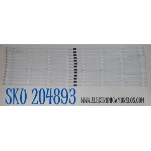 KIT DE LEDS ORIGINAL PARA TV SONY 13 PIEZAS / NUMERO DE PARTE SVG750AJ1 / SS_SVG750AJ1_231130 / U307 K  / U75F521 / PANEL YLEM075CC011 / DISPLAY HV750QUB-F9M / MODELO K-75S30C / K75S30C