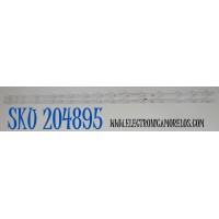 KIT DE LEDS ORIGINAL PARA TV SAMSUNG 2 PIEZAS / NUMERO DE PARTE BN96-60372A / LM41-01193A / LM41-01193A / C / L1_FU8K_D3 / CFM_S14(1) / 60372A / PANEL CY-BF043HGNV3H / DISPLAY V430DJ1-Q01 4E7 / BN96-59942A / MODELO UN43U8000FBXZA / UN43U8000FBXZA DB01