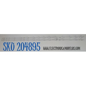 KIT DE LEDS ORIGINAL PARA TV SAMSUNG 2 PIEZAS / NUMERO DE PARTE BN96-60372A / LM41-01193A / LM41-01193A / C / L1_FU8K_D3 / CFM_S14(1) / 60372A / PANEL CY-BF043HGNV3H / DISPLAY V430DJ1-Q01 4E7 / BN96-59942A / MODELO UN43U8000FBXZA / UN43U8000FBXZA DB01