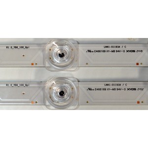 KIT DE LEDS ORIGINAL PARA TV SAMSUNG 2 PIEZAS / NUMERO DE PARTE BN96-60372A / LM41-01193A / LM41-01193A / C / L1_FU8K_D3 / CFM_S14(1) / 60372A / PANEL CY-BF043HGNV3H / DISPLAY V430DJ1-Q01 4E7 / BN96-59942A / MODELO UN43U8000FBXZA / UN43U8000FBXZA DB01
