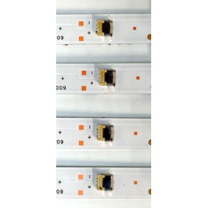 KIT DE LEDS ORIGINAL PARA TV ONN 4 PIEZAS / NUMERO DE PARTE 261501026700 / 07-65MS04-OD35-4X12-665X10X0.8 / 07-65MS04-0D35-4X12-665X10X0.8 / 210BZ12D0A33HBP00N / 2502J324508X / PANEL TPT650WR-QVN07.U / DISPLAY T650QVN07.9 / MODELO 100012587 65"