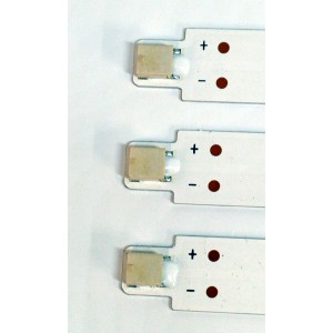 KIT DE LEDS ORIGINAL PARA TV SAMSUNG 3 PIEZAS / NUMERO DE PARTE BN96-2433A / CRH-P43S6303003101B2-REV3.1 / 2433A / 74143X / 75.2XP06G001 / 70L03H20125CA6313P / PANEL CY-BA043HGCR1V / DISPLAY PT430GT01-8 VER.1.1 / MODELO UN43U8000FBXZA DB01