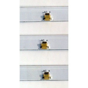 KIT DE LEDS ORIGINAL PARA TV VIZIO 3 PIEZAS / NUMERO DE PARTE 303GC400037DS / GC40D06-ZC42AG-04DS / 2300023619 / 70401-02048 / 250303BB07 / GC400M05 / PANEL BOEI400WU1 / DISPLAY HV400FHB-F11 REV.1.0 / MODELO VFD40M-0804 / VFD40M-0804 LBVFW4GB