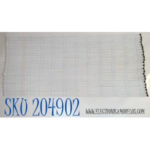 KIT DE LEDS ORIGINAL PARA TV SONY 24 PIEZAS / NUMERO DE PARTE SONY-CBN-85-PCB-V2 / R2394FC / YC85F / L_X714 / PANEL YDDM085DGU11 / DISPLAY T850QVN03.K / MODELO XR-85X90CL / XR85X90CL