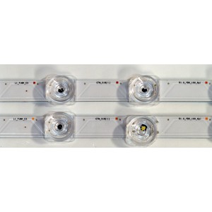 KIT DE LEDS ORIGINAL PARA TV SAMSUNG 2 PIEZAS / NUMERO DE PARTE BN96-60374A /LM41-01195A / C / L1_FU8K_E5 / CFM_S18(1) / R1.0_YB6_100_6PI / 60374A / PANEL CY-BF055HGXV8H / DISPLAY LC550EQC (SS)(A4) / MODELO UN55U8000FBXZA / UN55U8000FBXZA WD04