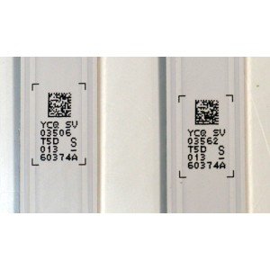 KIT DE LEDS ORIGINAL PARA TV SAMSUNG 2 PIEZAS / NUMERO DE PARTE BN96-60374A /LM41-01195A / C / L1_FU8K_E5 / CFM_S18(1) / R1.0_YB6_100_6PI / 60374A / PANEL CY-BF055HGXV8H / DISPLAY LC550EQC (SS)(A4) / MODELO UN55U8000FBXZA / UN55U8000FBXZA WD04