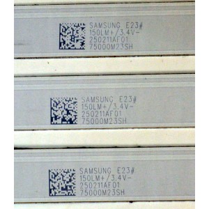 KIT DE LEDS ORIGINAL PARA TV ONN 12 PIEZAS / NUMERO DE PARTE 30375007020DS / LED75D07-ZC42AG-05DFS / 250211AF01 / 75000M23SH / PANEL JR745R3HC5K / JR745R3HC5K / BN96-58357A / MODELO 100044717 75"