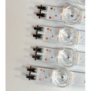 KIT DE LEDS ORIGINAL PARA TV SAMSUNG 8 PIEZAS / NUMERO DE PARTE BN96-60383A / BN96-60382A / JL.D850N1330-408CR-M_V10 5.0 / JL.D850N1330-408CL-M_V10 5.0 / 60383A / 60382A / HBH HBH-H1 /PANEL CY-BF085HGAV3H / DISPLAY T850QVN04.F / MODELO UN85U8000FBXZA AB01