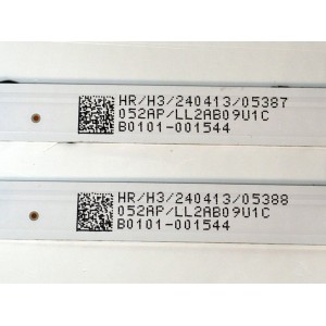 KIT DE LEDS ORIGINAL PARA TV TCL 4 PIEZAS / NUMERO DE PARTE 55HR330M07B5 V1 / 55HR332M12AH V0 / 55LJ / LL2AB09U1C / B0101-001545 / B0101-001544 / PANEL LVU550NDJL / DISPLAY ST5461D18-2 V2.1 / MODELO 55S571G