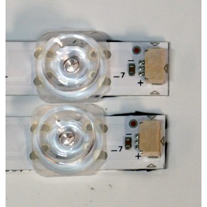 KIT DE LEDS ORIGINAL PARA TV TCL 4 PIEZAS / NUMERO DE PARTE 55HR330M07B5 V1 / 55HR332M12AH V0 / 55LJ / LL2AB09U1C / B0101-001545 / B0101-001544 / PANEL LVU550NDJL / DISPLAY ST5461D18-2 V2.1 / MODELO 55S571G