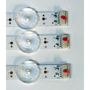 KIT DE LEDS ORIGINAL PARA TV PHILIPS 3 PIEZAS / NUMERO DE PARTE LB500A7 / LB500A7 V0_00 / UDULEDLXT043 REV.A / 8832A / 50W14S1P / DISPLAY V500DJ7-QE1 REV.D2 / MODELO 50PUL7552/F7 / 50PUL7552/F7 A
