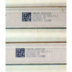 KIT DE LEDS ORIGINAL PARA TV PHILIPS 2 PIEZAS / NUMERO DE PARTE 303TC320053D / TCL32D06-ZC62AG-03D / 4C-LB320T-ZCP / 240327AC01 / TC3320M61 / PANEL LVF320CSDX E0003 / DISPLAY ST3151B07-2 VER.2.1 / MODELO 32PFL6573/F7