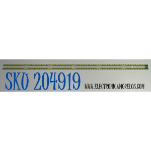 KIT DE LEDS ORIGINAL PARA TV LG 2 PIEZAS / NUMERO DE PARTE 6920L-0001C / 65" V14 ART TV REV0.5 1 L-TYPE / 65" V14 ART TV REV0.5 1 R-TYPE / PANEL LC650EQF / MODELO 65UB9500