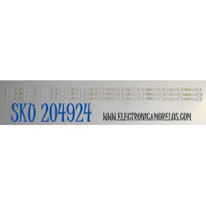 KIT DE LEDS ORIGINAL PARA TV  ROKU SELECT SERIES 3 PIEZAS / NUMERO DE PARTE 30342011018CD / LED42D11-ZC62AG-11CD / 240808AB06 / 42000M64S / DISPLAY V430DJ1-Q01 REV.D2 / MODELO 43R4AX / 43R4A4
