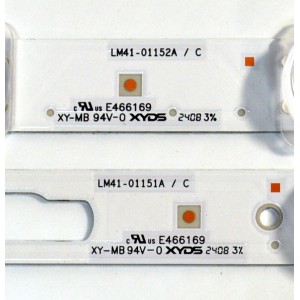 KIT DE LEDS ORIGINAL PARA TV SAMSUNG 6 PIEZAS / NUMERO DE PARTE BN96-58291A / BN96-58289A / LM41-01151A / LM41-01152A / L1_DU7K_F5_CFM_R9(1) / L1_DU7K_F5_CFM_L10(1) / 58291A / 58289A / PANEL CY-BD065HGSV5H / DISPLAY JR645R3HD1K / MODELOUN65DU7200BXZA UG06