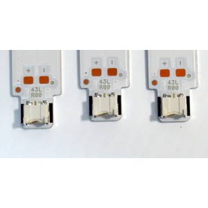 KIT DE LEDS ORIGINAL PARA TV SAMSUNG 6 PIEZAS / NUMERO DE PARTE BN96-50320A / BN96-50319A / 43RR00 / 43RL00 / 50320A / 50319A / MODELO UN43TU8000FXZA