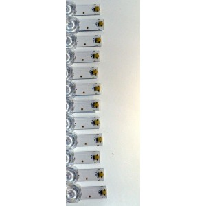 KIT DE LEDS ORIGINAL PARA TV VIZIO 12 PIEZAS / NUMERO DE PARTE 303HX650085D / HFSX65D06-ZC42AG-27D / 2300023610 / 70401-02173 / 250219AB07 / GC650M42 / PANEL BOEI650WQ1 / DISPLAY HV650QUB-F73 / MODELO M65Q6-L4 / M65Q6-L4 LBVR7PB