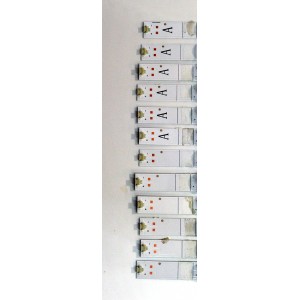 KIT DE LEDS ORIGINAL PARA TV VIZIO 10 PIEZAS / NUMERO DE PARTE 261501022641 / 261501022651 / 40-65C-SMC-D-OD22-12X7-685.5X14-0.8T-231109-G / 70401-01876BX / 70401-01875BX / PANEL BOEI650WQ1 / DISPLAY HV650QUB-F71 / MODELO M65Q6-L4 / M65Q6-L4 LBSFR7KA