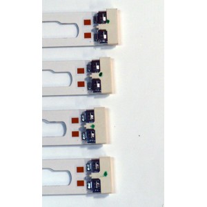 KIT DE LEDS ORIGINAL PARA TV SAMSUNG 8 PIEZAS / NUMERO DE PARTE BN96-58292A / BN96-58293A / LM41-01154A / LM41-01153A / L1_DU7K_G0_CFM_R9 (1) / L1_DU7K_G0_CFM_L7 (1) / R1.2_XBM_100_7.5Pi / PANEL CY-BD070HGSV2H / MODELO UN70U8000FBXZA GB02