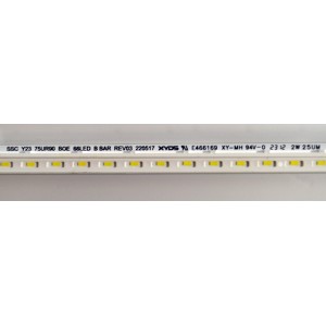 KIT DE LEDS ORIGINAL PARA TV LG 4 PIEZAS / NUMERO DE PARTE SSC_Y23_75UR90_BOE_66LED / SSC_Y23_75UR90_BOE_66LED_A BAR_REV03_220517 / SSC_Y23_75UR90_BOE_66LED_B BAR_REV03_220517 / PANEL NC750EQG-ABMH1 / DISPLAY HV750QUB-F9E / MODELO 75UR9000PUA.BUSFLKR