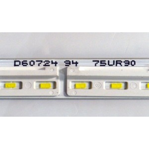 KIT DE LEDS ORIGINAL PARA TV LG 4 PIEZAS / NUMERO DE PARTE SSC_Y23_75UR90_BOE_66LED / SSC_Y23_75UR90_BOE_66LED_A BAR_REV03_220517 / SSC_Y23_75UR90_BOE_66LED_B BAR_REV03_220517 / PANEL NC750EQG-ABMH1 / DISPLAY HV750QUB-F9E / MODELO 75UR9000PUA.BUSFLKR
