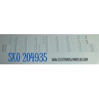 KIT DE LEDS ORIGINAL PARA TV SAMSUNG 8 PIEZAS / NUMERO DE PARTE BN96-58293A / BN96-58292A / JL.D700G1330-408AL-M_V09 6.5 / JL.D700G1330-408AR-M_V09 6.5 / PANEL CY-BD070HGDV1H / DISPLAY JE695R3HE1K / BN96-54406A / MODELO UN70DU6900DXZA / UN70DU7200DXZA