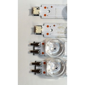 KIT DE LEDS ORIGINAL PARA TV SAMSUNG 4 PIEZAS / NUMERO DE PARTE BN96-58285A / BN96-58284A / JL.D500G1330-408AL-M_V10 / JL.D500G1330-408AR-M_V10 / 58285A / 58284A / PANEL CY-BD050HGJV1H / CV500U3-L01 / BN96-51685A / MODELO UN50DU6900F UN50DU6900FXZA GA05