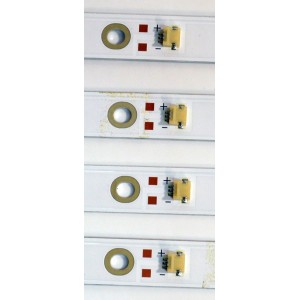 KIT DE LEDS ORIGINAL PARA TV VIZIO 4 PIEZAS / NUMERO DE PARTE 261501019172 / 06-3-50S1-EMC-4X9-0D22-934X12-240325 / 230L3N62-B / 230101034320 / PANEL HK500WLEDM-JHV2H / DISPLAY PT500GT04-1 VER.1.1 / MODELO V4K50M-0807