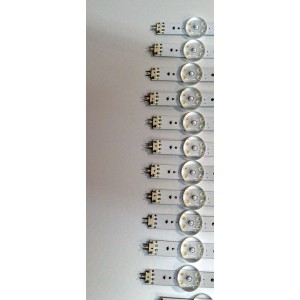 KIT DE LEDS ORIGINAL PARA TV LG 22 PIEZAS / NUMERO DE PARTE EAV65081201 / EAV65081301 / SSC_Y23 SLIM TRIDENT_86UT80_HKC_B_S / SSC_Y23 SLIM TRIDENT_86UT80_HKC_A_0.6Pi_REV00_231016 / PANEL NC860TQE-AHMH1 / DISPLAY PT860GS01-6 / MODELO 86UT7550AUA.BUSTLKR