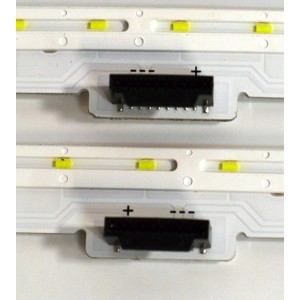 KIT DE LEDS ORIGINAL PARA TV LG 2 PIEZAS / NUMERO DE PARTE LC55490332A / LC55490333A / SSC_HS_HC550EQG_ABKA1-21441_66LED_B_REV00_230227 / STL550FK0 / 55QNED75 / PANEL HC550EQG-ABKA1-2144 / DISPLAY HV550QUB-F1D / MODELO 55QNED75ARA / 55QNED75ARA.BUSFJLR
