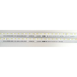 KIT DE LEDS ORIGINAL PARA TV LG 2 PIEZAS / NUMERO DE PARTE LC55490332A / LC55490333A / SSC_HS_HC550EQG_ABKA1-21441_66LED_B_REV00_230227 / STL550FK0 / 55QNED75 / PANEL HC550EQG-ABKA1-2144 / DISPLAY HV550QUB-F1D / MODELO 55QNED75ARA / 55QNED75ARA.BUSFJLR