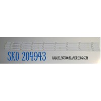 KIT DE LEDS ORIGINAL PARA TV VIZIO 5 PIEZAS / NUMERO DE PARTE 4300WS80081 / I-4300WS80081-V2 / 0563802205218ZF / DISPLAY T430HVN01.0 / MODELO D43F-F2 / D43F-F2 LWZ2VNPV