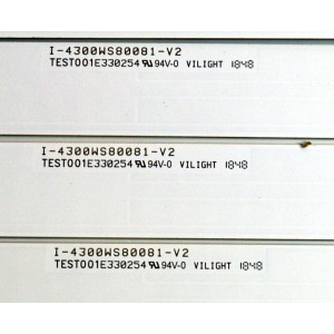KIT DE LEDS ORIGINAL PARA TV VIZIO 5 PIEZAS / NUMERO DE PARTE 4300WS80081 / I-4300WS80081-V2 / 0563802205218ZF / DISPLAY T430HVN01.0 / MODELO D43F-F2 / D43F-F2 LWZ2VNPV