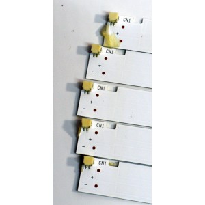 KIT DE LEDS ORIGINAL PARA TV VIZIO 5 PIEZAS / NUMERO DE PARTE 4300WS80081 / I-4300WS80081-V2 / 0563802205218ZF / DISPLAY T430HVN01.0 / MODELO D43F-F2 / D43F-F2 LWZ2VNPV