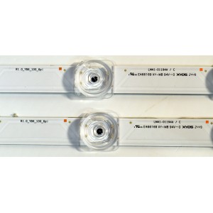 KIT DE LEDS ORIGINAL PARA TV SAMSUNG 2 PIEZAS / NUMERO DE PARTE BN96-60373A / LM41-01194A / L1_FU8K_E0 / CFM_S16(1) / R1.0_YB6_100_6Pi / 60373A / PANEL CY-BF050HGNV3H / DISPLAY V500DJ7-QE1 / BN96-59506A / MODELO UN50U8000FBXZA / UN50U8000FBXZA DB01