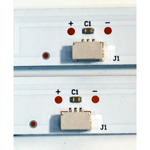 KIT DE LEDS ORIGINAL PARA TV TCL 2 PIEZAS / NUMERO DE PARTE 58S11-ZX3030-2X17YH / 58S11-ZX3030-2X17YH-20221118W / B0101-000980 / 230609-31NL5 / PANEL LVU580NDEL / DISPLAY LVU580NDEL / MODELO 58S470G