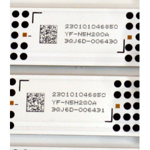 KIT DE LEDS ORIGINAL PARA TV TCL 8 PIEZAS / NUMERO DE PARTE 261501024051 / 06-1-85Z1-T-8X15-0D25-85AX14-240223 / 2301001046850 / YF-N5H2Q0A /  PANEL HK850WLEDM-JH81H / DISPLAY PT850GT01-4 VER.1.0 / MODELO 85S410R