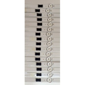 KIT DE LEDS ORIGINAL PARA TV SONY 16 PIEZAS / NUMERO DE PARTE LB8500R / LB8500R V0_02 / 8500R00002 / PANEL YLEM085CCU11 / DISPLAY T850QVN04.9 / MODELO K-85S30C / K85S30C