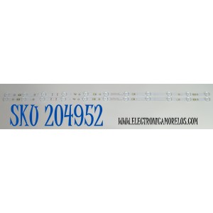 KIT DE LEDS ORIGINAL PARA TV ONN 2 PIEZAS / NUMERO DE PARTE 30342011012DS / LED42D11-ZC52AG-10DSEZ / 240912BF03 / 42000M59H / PANEL JR425R3HC0K / DISPLAY JR425R3HC0K / BN96-57614A / MODELO 100012584 43" / 100133209 43"