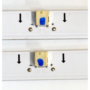 KIT DE LEDS ORIGINAL PARA TV ONN 2 PIEZAS / NUMERO DE PARTE MS-L6491 / MS-L6491 V1 / LB-C240-G5C1-Z-4-12-W-N-1A / M240 A5 C H 3L / PANEL C240Y24-G5 / DISPLAY PT236AT05-1 VER.1.0 / MODELO 100012590 24"