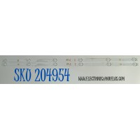 KIT DE LEDS ORIGINAL PARA TV ONN 2 PIEZAS / NUMERO DE PARTE 30332006002DSQYN / LED32D06-ZC22AG-03DSQ / 250318AD05 / 32000M16H / PANEL V320BJ9-Q01 / DISPLAY V320BJ9-Q01 REV.C1 / MODELO 100012589 32"