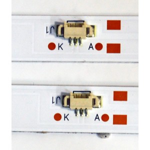 KIT DE LEDS ORIGINAL PARA TV ONN 2 PIEZAS / NUMERO DE PARTE 30332006002DSQYN / LED32D06-ZC22AG-03DSQ / 250318AD05 / 32000M16H / PANEL V320BJ9-Q01 / DISPLAY V320BJ9-Q01 REV.C1 / MODELO 100012589 32"