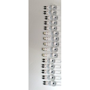 KIT DE LEDS ORIGINAL PARA TV SAMSUNG 15 PIEZAS / NUMERO DE PARTE  BN96-60397A / BN96-60396A / BN96-60395A / JL.D850J1330-408AL-M_V09 7.0 / JL.D850J1330-408AR-M_V09 7.0 / PANEL CY-TF085HGAV1H / DISPLAY T850QVN04.2 / MODELO UN85U8000FBXZA AB01