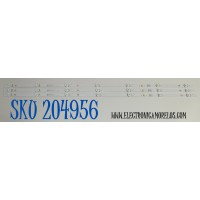 KIT DE LEDS ORIGINAL PARA TV ONN 3 PIEZAS / NUMERO DE PARTE MS-L3215 / MS-L3215 V3 / M208- A4 C J 3C / LB-C400-G7N-F-C-12-X91 / PANEL C400Y19-5C / DISPLAY V400HJ9-PE1 REV.C4 / MODELO 100097810 40"